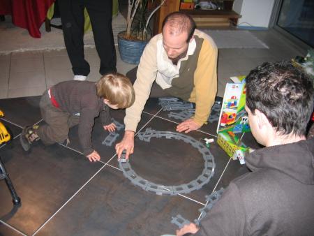 Papa tourne en rond on dirait...