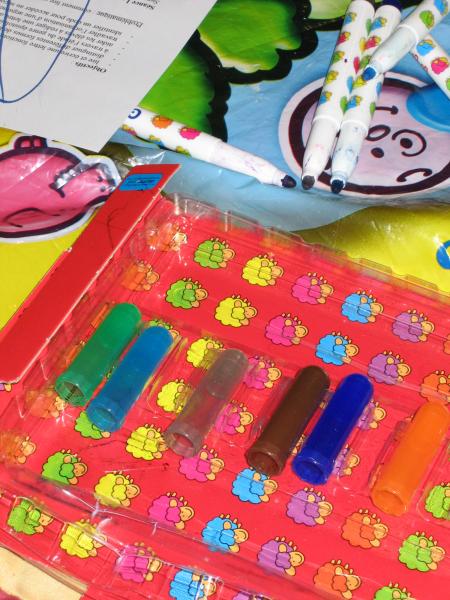 Papa m'a dit de ranger mes feutres...