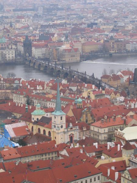 Une vue depuis le clocher de la cath�drale (nos genoux s'en souviennent...)