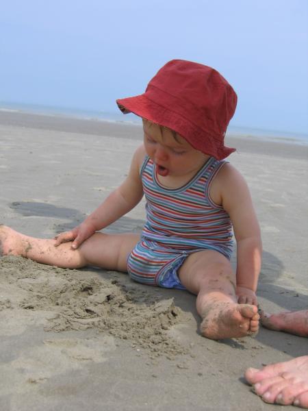 Beurk, le sable c'est pas bon !