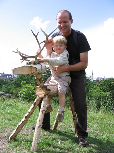 Mon copain le renne... en bois !