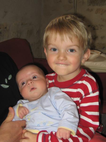 L'un est fier, l'autre... pas tr�s rassur�...