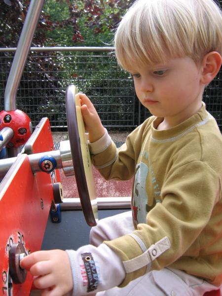 Dans un square sur les pentes de la Croix-Rousse, � LYON