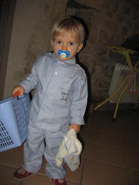 J'ai un vrai pyjama d'homme !