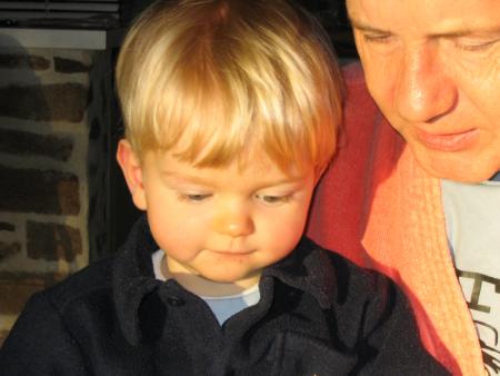 Le matin avec mon Papi...