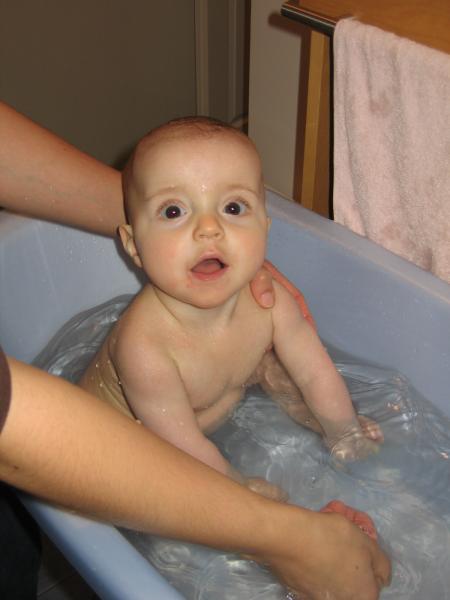 Prendre son bain assis, c'est quand m�me mieux !